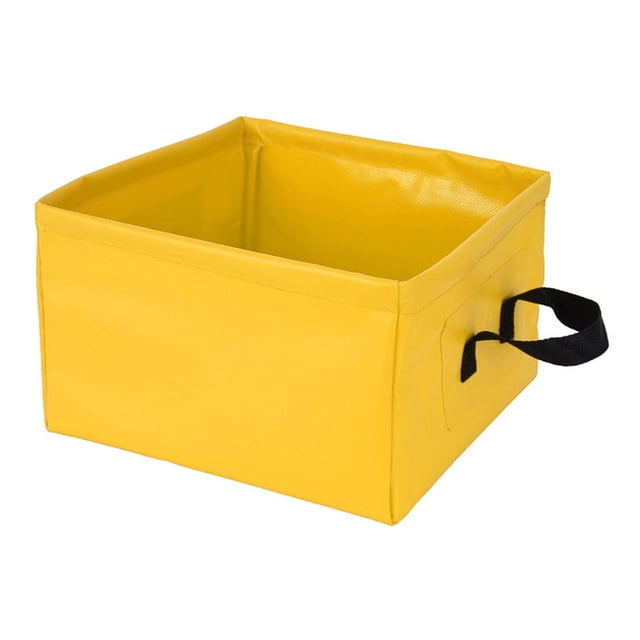 Camping Water Container, PVC Convenient 13L Portable Folding Collapsible Bucket For Outdoor