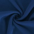 thumbnail image 5 of IROINID Reduced Womens Long Sleeve Tops Fall Stretch Slim Fitted Ribbed T-Shirt Blouse Solid Basic Tops,Blue, 5 of 5
