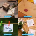 thumbnail image 5 of Unique Bargains Wax Seal Stickers, 50 Pcs Embossed Self Adhesive Happy Birthday Sticker, Red, 5 of 5