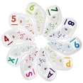 thumbnail image 1 of facefd 10 Pcs/ensemble Couvre-Chef de Clubs de Golf Motif Mode Portable Couvre-Chef Décoratif Exercice Golf Garde Cadeaux Débutant Blanc, 1 of 5
