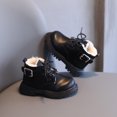 thumbnail image 4 of XZNGL Toddler Shoes Girls British Style Fashion Lacein Hasp Non Slip Thicken Keep Warm Comfortable Boots, 4 of 9