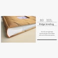 thumbnail image 3 of 6 Inch Photo Album 200 Pockets Storage Scrapbooking with Memo Interleaf Type Family Memory Photos Baby Birth Travel DIY Book Black brown, 3 of 9