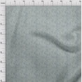 thumbnail image 4 of oneOone Velvet Dusty Gray Fabric Jacobean Floral Craft Projects Decor Fabric Printed By The Yard 58 Inch Wide, 4 of 5