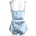 thumbnail image 4 of SUNSIOM Women 2PCS Lingerie Set Slim Sling Crop Top Short Elastic Band Pants, 4 of 5