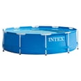 thumbnail image 1 of Intex 10 Ft x 30 In Above Ground Round Swimming Pool, (Pump Not Included), 1 of 4