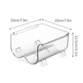 thumbnail image 4 of Stackable Wine Bottle Organizer Rack - Plastic Refrigerator & Kitchen Storage Solution for Space Saving, 3 Sizes Available (20x12x10.5cm, 20x20x10.5cm, 29x20x10.5cm), 4 of 4