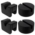 thumbnail image 2 of 4Pcs Floor Jack Pad Adapter    Heavy Duty Rubber Jack Disk Pads V-Shape &  Slotted Frame Jack Stands Slotted Frame Rail Pinch Welds Protector, 2 of 9