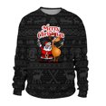 thumbnail image 3 of WILLBEST Mignons Chandails à Fermeture Éclair pour Hommes Automne et Hiver Décontractés Tendance Chandail à Capuchon à Col Rond Imprimé de Noël, 3 of 3