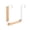 White, variant on Japceit Foldable Wooden Door Hook Non Punching Clothes Hanger And Seamless Storage Rack