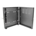thumbnail image 3 of Tripp Lite Rack Cabinet 2U Wall Mount Vertical Profil Bas Secure de Boîtier - Rack Cabinet - Mural - Noir - 2U - 19", 3 of 6