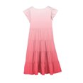 thumbnail image 5 of Tranfacy Robes d'Été pour Ados, Robes pour Filles Taille 10-12, Robe d'Été pour Filles 6-15 Mode Robe à Dégradé de Couleurs avec Poches Manches Courtes Col Rond Robe Trapèze, 5 of 5