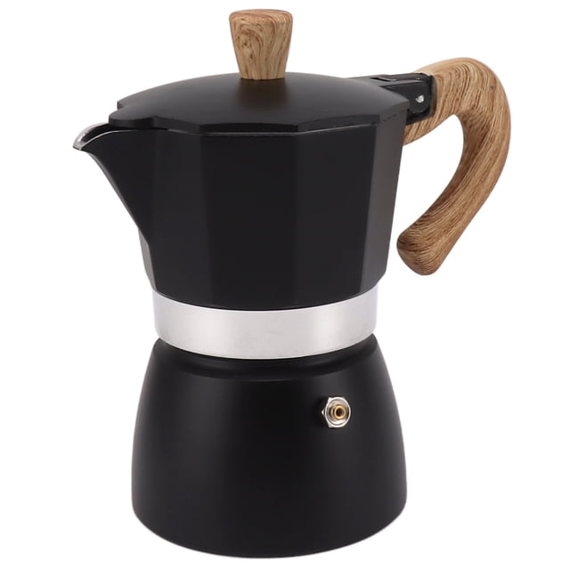 Cafetière Moka Octogonale Classique Portable Cafetière à Infusion Manuelle Cafetière Moka pour Camping et Maison