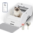 thumbnail image 1 of WENHOME Scoop Free Automatic Self-Cleaning Litter Box: Superior Odor Control, Extremely Easy Cleanup, Multi-Cat Friendly, 1 of 6