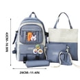 thumbnail image 3 of EGNMCR Elementary School Backpack Large Capacity Messenger Bag Beam Bag Pencil Case School Bag Handbag Sportbag Backpack, 3 of 3