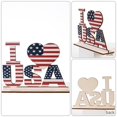 thumbnail image 3 of Independence Day Table Decoration Patriotic Wooden Sign and Stripes Tiered Tray Decor For Independence Day Decorations GLORY, 3 of 6