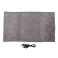 thumbnail image 1 of Heated Pad, Electric Heating Pad Soft Comfortable Dark Gray 19x11in  For Bed, 1 of 8