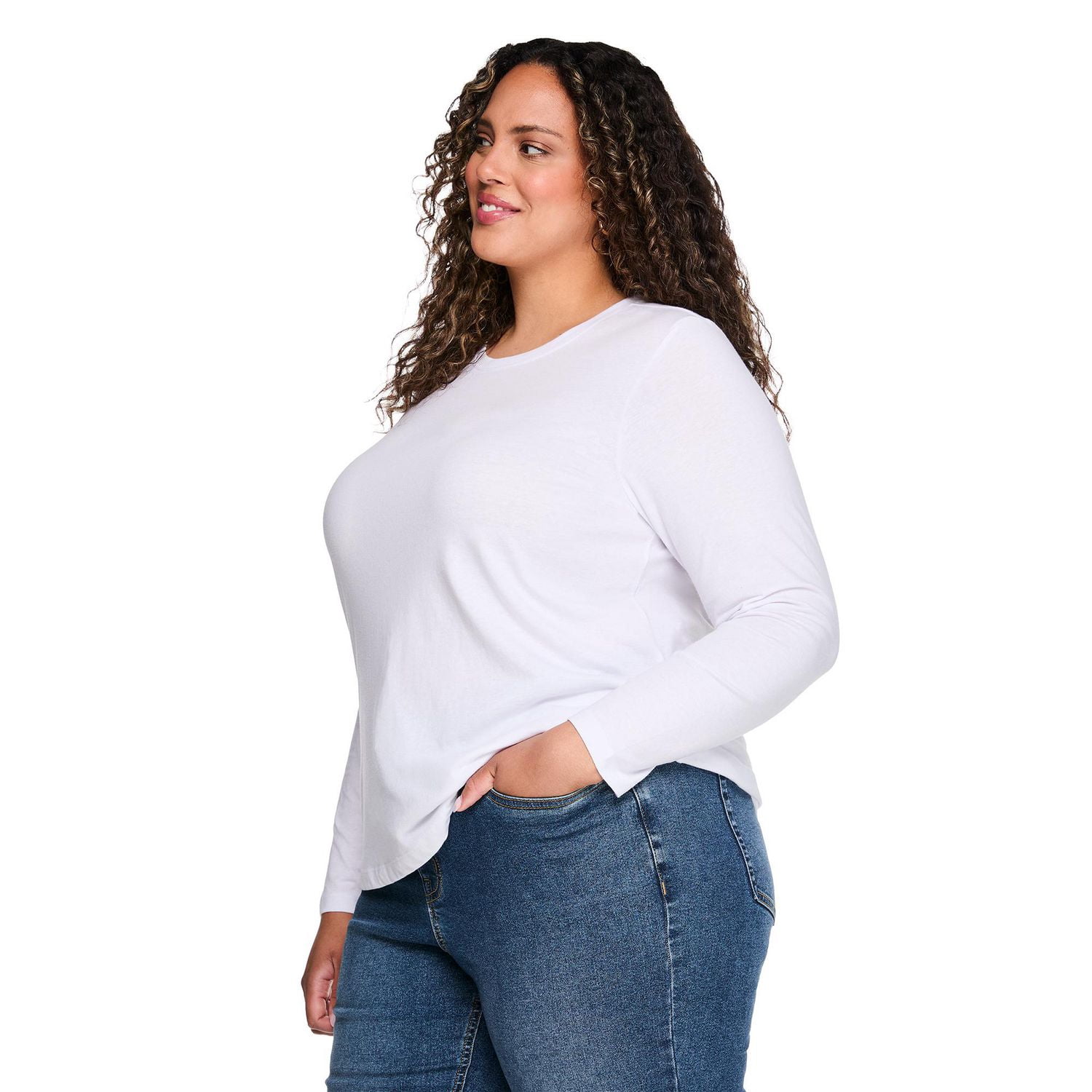 T-shirt à manches longues Lane Bryant Plus pour femmes