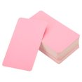 thumbnail image 1 of Unique Bargains 3.5' x 2' Blank Paper Business Cards, 90 Pack Small Index Flash Cards Words Message Note Card, Pink, 1 of 7