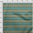 thumbnail image 2 of oneOone Cotton Poplin Fabric Geometric|Leaves & Floral Block Print Sewing Fabric BTY 42 Inch Wide, 2 of 4