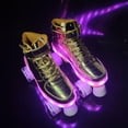 thumbnail image 3 of Nouveaux Patins à Roulettes Lumineux Colorés Rechargeables à DEL Patins à Roulettes à 4 Roues, 3 of 8