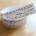 thumbnail image 3 of Pack of 5 Ruler Professional Durable 5 Pieces Paper 90cm Graduated Self-adhesive Sewing Machine Sticker Household Workroom Measurement Tape Type2, 3 of 9