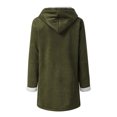 thumbnail image 5 of PVCS Womens Warm Faux Coat Jacket Winter Button Solid Long Sleeve Outerwear, 5 of 5