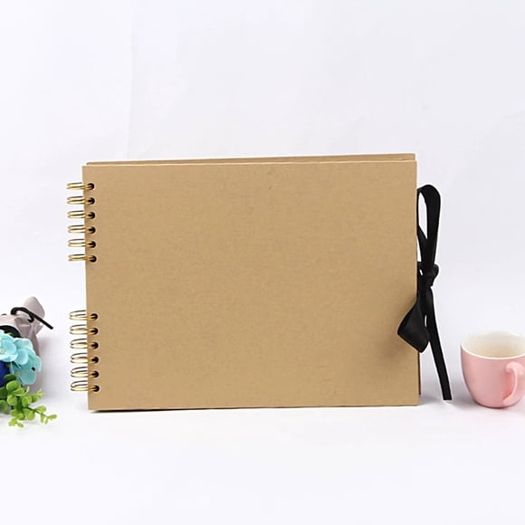 Bescita 11.7 X 8.3 Inch Scrapbook Photo Album,Wedding Guest Book Anniversary Memory Scrapbooking,Wedding Photo Album For Craft Paper DIY Gifts,40 Pages (20 Sheets