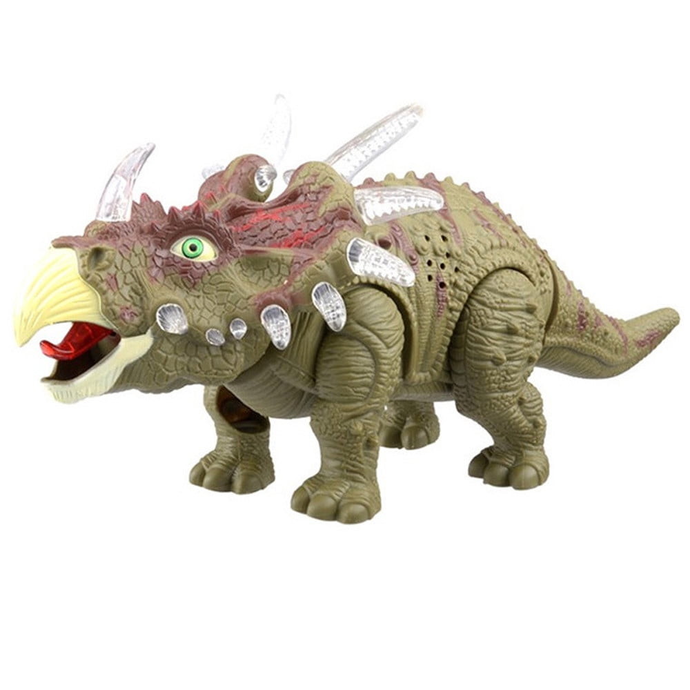 Kids Movement Sounds Walking Real Toy With Lights Figure Dinosaur Education
