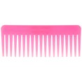 thumbnail image 1 of Styling Hair Comb Light Weight Portable Small Useful Barbershop Tools Multi-functional Wide Tooth Candy Color Modelling Supply Pink, 1 of 6