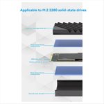 New M.2-11 Radiator Solid State Drive M2 Cooling Hard Drive 2280 SSD Dedicated Hard Drive Radiator Desktop