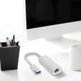 thumbnail image 3 of Creatine USB Type C To RJ45 Adapter 100Mbps Wired Network Card For Laptop Tablet Smartphone, 3 of 5