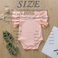 thumbnail image 3 of MIASHUI Baby Clothes Baby Boys Girls Solid Ruffle Romper Bodysuit Clothes Outfits,Yellow,12-18 Months, 3 of 5