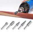 thumbnail image 4 of Includes 5 Popular Shapes Durable  Rasp,  Burr, 5Pcs Sculptors For Most Electric & Cordless Drills, 4 of 8
