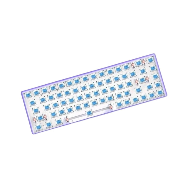 Tester68 Mechanical Keyboard Kits 2.4G/Bluetooth 5.0 purple option 12