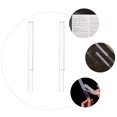 thumbnail image 3 of Shisuyan Book Clips Music Sheet Fixing Clips Transparent Acrylic 1 Pair 8.5x0.6in, 3 of 8