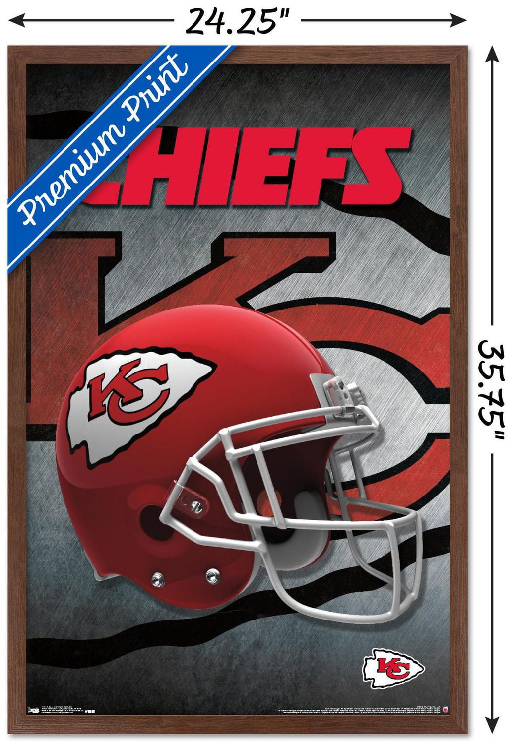 NFL Kansas City Chiefs - Helmet 16 Wall Poster
