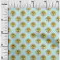 thumbnail image 1 of oneOone Polyester Lycra Fabric Floral Block Printed Fabric 1 Yard 56 Inch Wide, 1 of 4