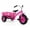 Pink, variant on Costway Kids Tricycle with Storage Basket 15" Inflatable Rubber Tires Adjustable Handlebar Red
