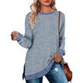 thumbnail image 1 of Fall Sweaters for Women  Long Sleeve Tunic Tops for Leggings, 1 of 5