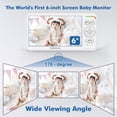 thumbnail image 3 of Hellobaby 6.0 Inch Video Baby Monitor with Remote Pan and Tilt Function, 3 of 5