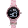 thumbnail image 1 of Sleek LCD  Watch with Pink Bow Strap, 1 of 2