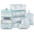 thumbnail image 1 of Amdohai Storage Bags 8PCS Set Travel Organizer Suitcase Packing Set Storage Cases Portable Luggage Organizer Clothes Shoe Tidy Pouch Bag, 1 of 8