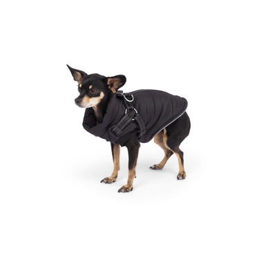One Paw, Veste Matelassée Légère pour Chien avec Harnais, Noir