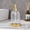 Clear, variant on UsRHHA 450ml Hand Soap Dispenser Bottle, Refillable Soap Dispenser for Bathroom Kitchen, Decorative Liquid Soap Lotion Dispenser Pump for Countertop Sink Vanity