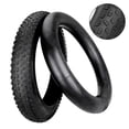 thumbnail image 4 of 20 Inch Mountain Bike Off Road Fat Tyre Rubber Inner Outer Tire Snow Beach Bicycle Tire Replace Accessories, 4 of 7