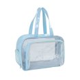 thumbnail image 2 of Dvkptbk Beach Pocket Beach Bags Sandproof Dry and Wet Separation Swimming Bag Mesh Beach Bag for Swim Pool Bag Beach Tote Bag Grocery Storage Net Bag Swimming, 2 of 8