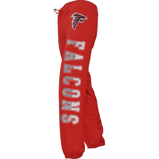 Atlanta Falcons - Glitter Logo Girls Youth Sweatpants