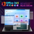 thumbnail image 4 of Jumper 16in 2 in 1 Laptop FHD Touchscreen with Windows 11, 16GB DDR4 640GB ROM Laptops Convertible Tablet Computer, 4-Core Intel Celeron Processor, 360° Flip, 1yr Office 365 Free, 4 of 9