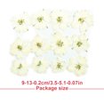 thumbnail image 2 of Pressed Flowers Home Arts Décoratifs Signets Autocollants Sûrs Colorés Multiples Simulation Décor Cadeaux Parfaits Fournitures de Fête Blanc, 2 of 6