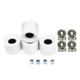 thumbnail image 1 of koolsoo Roues de Longboard et de Planche à Roulettes 78A avec 8 Pcs Roulements Entretoises Couvercle Blanc Or, 1 of 9